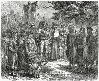 A Robber Knight náročný Tribute, 1882 od English School
