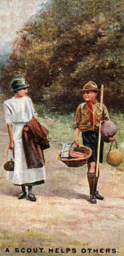 Skaut pomáhá druhým, 1929 od English School