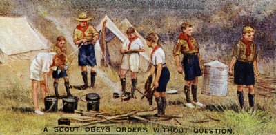 Skaut bez otázek poslouchá rozkazy, 1929 od English School