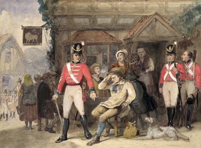 Šilink pro krále, 1812 (wc na papíře) od English School