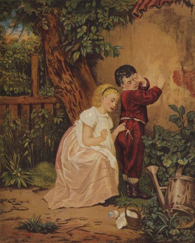 Stitch in Time (chromolitho) od English School