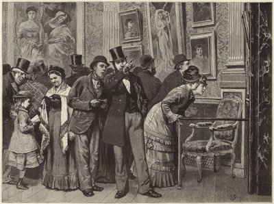 Nedělní odpoledne v obrazové galerii od English School