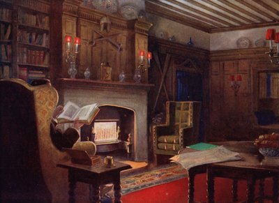 Útulný koutek v kuřáckém salonku (barva litho) od English School