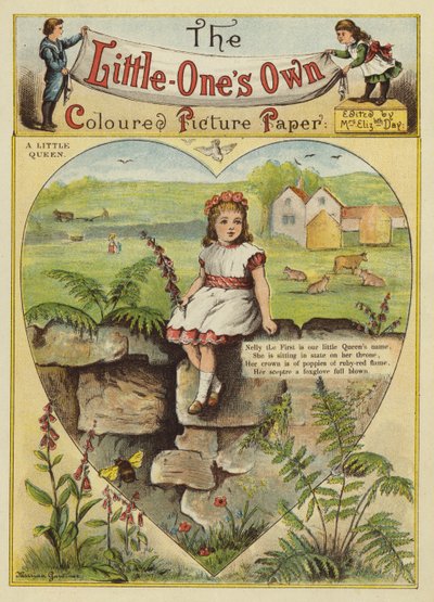Malá královna (chromolitho) od English School