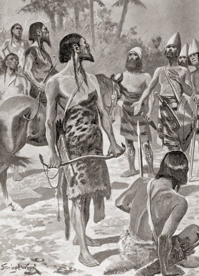 Setkání mezi tyrskými zakladateli Kartága a libyjskými náčelníky, z Hutchinson