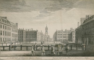 Severní pohled na Hanover Square, Londýn od English School