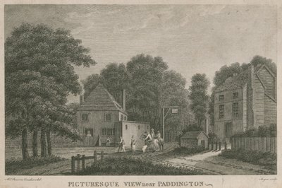 Malebný výhled poblíž Paddington, Middlesex od English School