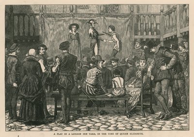 Hra v londýnském hostinci za dob královny Alžběty od English School