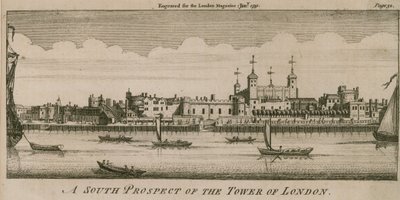 Jižní vyhlídka Tower of London od English School