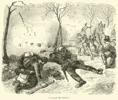 Bouře granátů, leden 1871 od English School