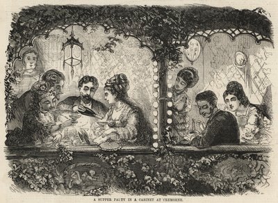 Večeře v kabinetu v Cremorne od English School