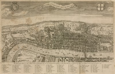 Pohled na Londýn kolem roku 1560 od English School