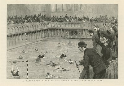 Zápas vodního póla v Crown Baths od English School