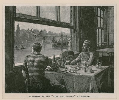 Okno ve hvězdě a podvazku, Putney. od English School