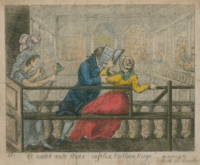 Žena je vyhozena z lavic kaple Foundling Hospital od English School