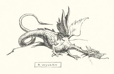 Wyverna (rytina) od English School