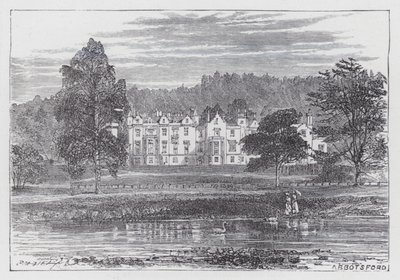 Abbotsford (rytina) od English School