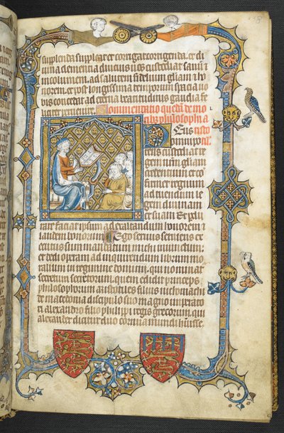 Přidejte MS 47680, f.8r, Aristotelovo učení, z 