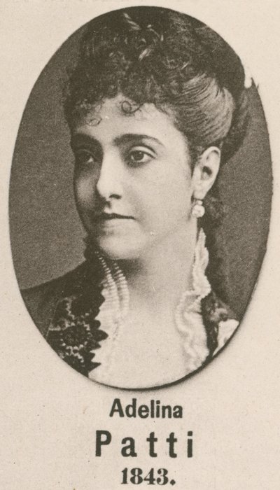 Adelina Patti (rytina) od English School