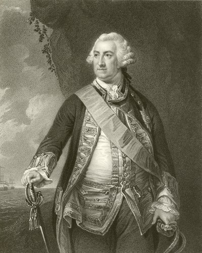 Admirál lord Hawke od English School