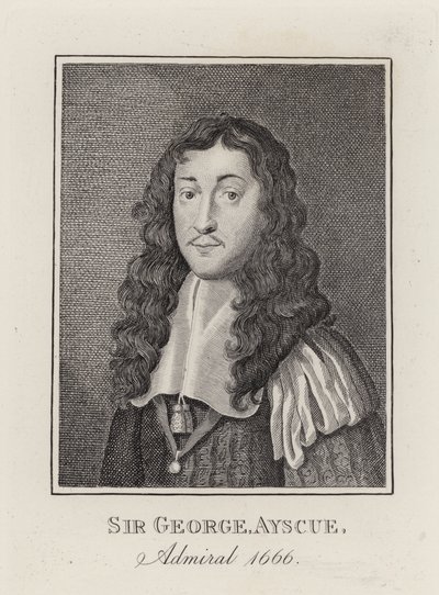 Admirál Sir George Ayscue (rytina) od English School