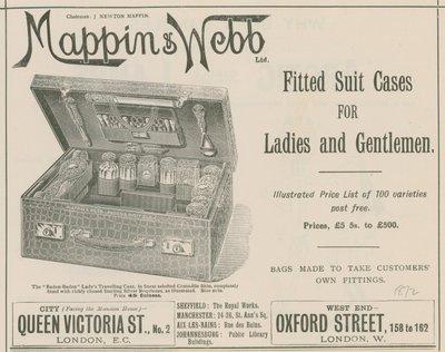 Reklama na Mappin & Webb Ltd od English School
