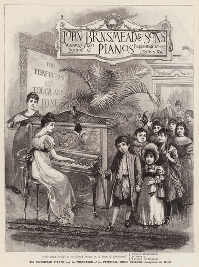Reklama, Brinsmead Pianos od English School