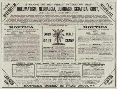 Reklama, Koptica Cure (rytina) od English School