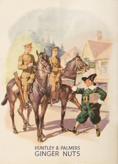 Reklama na Huntley a Palmers Ginger Nuts, 1935 od English School