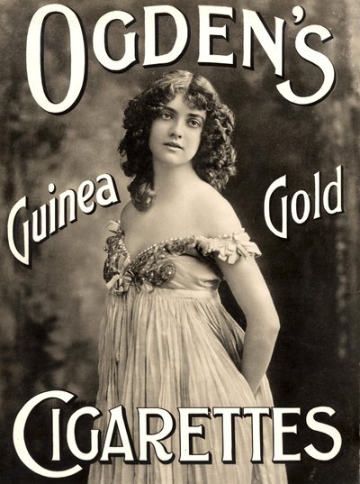 Reklama na zlaté cigarety Ogden