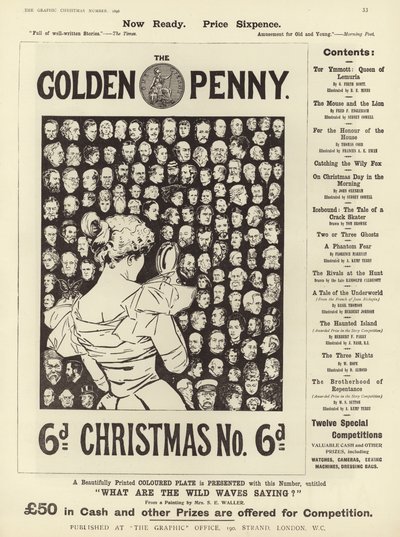 Reklama na vánoční číslo Golden Penny od English School