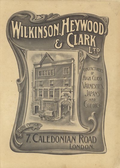 Reklama pro Wilkinson, Heywood & Clark Ltd (litho) od English School