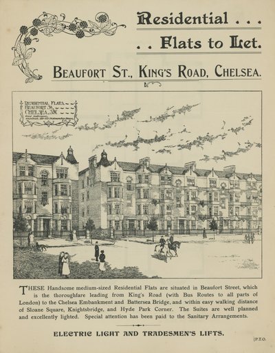 Inzerát na pronájem bytů od English School