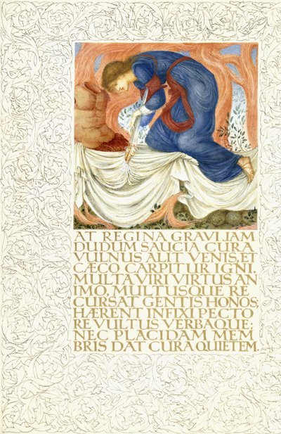 Aeneas a Sibyla z Caumae, 1874-c.1919 od English School