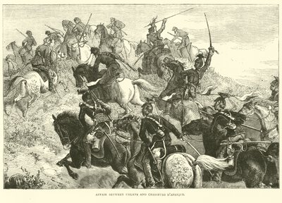 Aféra mezi Uhlans a Chasseurs dAfrique, srpen 1870 od English School