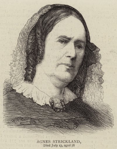 Agnes Strickland (rytina) od English School