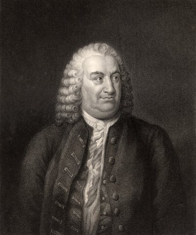 Albert de Haller, vyrytý W. Hollem, z 