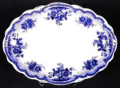 Albertoli vzor Staffordshire talíř, cca 1860 (keramický) od English School