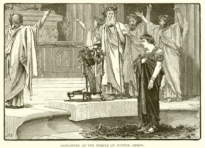 Alexandra v chrámu Jupitera Ammona od English School