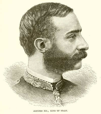 Alfonso XII., španělský král od English School