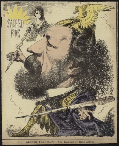 Alfred Tennyson - laureát krále Artuše od English School