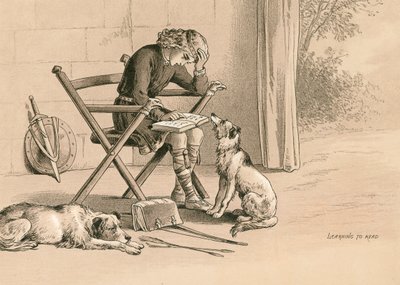 Alfred se učí číst od English School