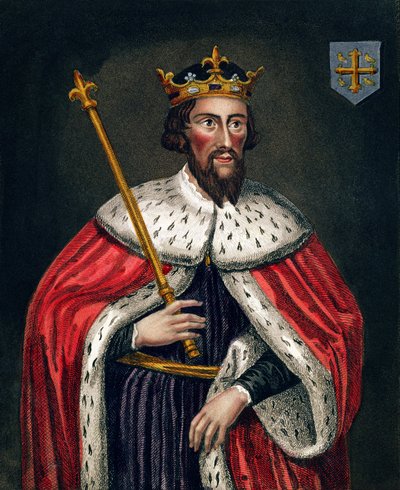Alfréd Veliký (849-99), po malbě v Bodleian Gallery od English School
