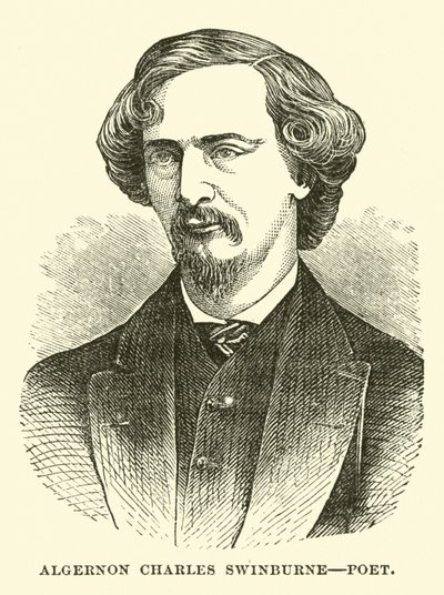 Algernon Charles Swinburne, básník od English School