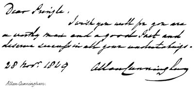 Allan Cunningham od English School