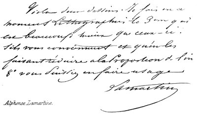 Alphonse Lamartine od English School