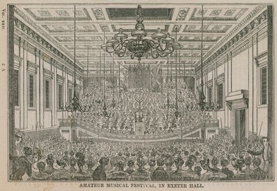 Amatérský hudební festival v Exeter Hall od English School