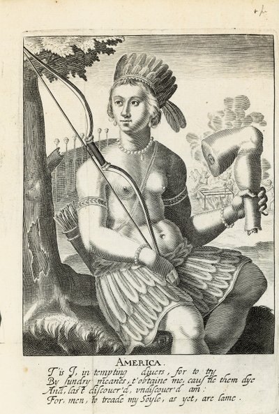 Amerika malovaná k životu: Pravdivá historie Španělů Postup při dobývání indiánů, Sir Ferdinando Gorges a další od English School