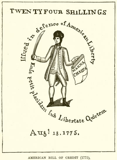 American Bill of Credit (1775) od English School