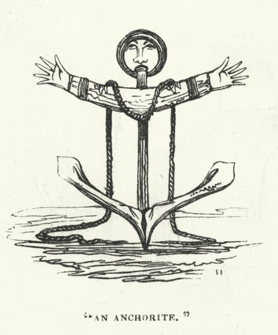 Anchorite (rytina) od English School